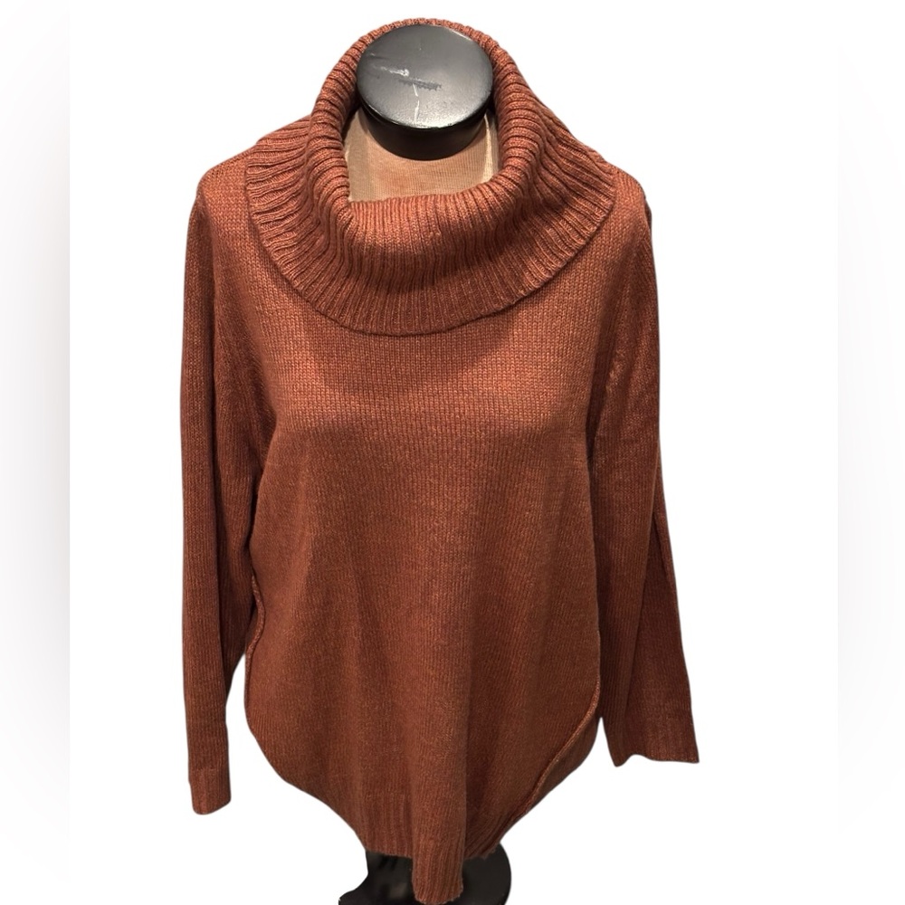 Karen Scott pullover Autumn colors sweater 2X